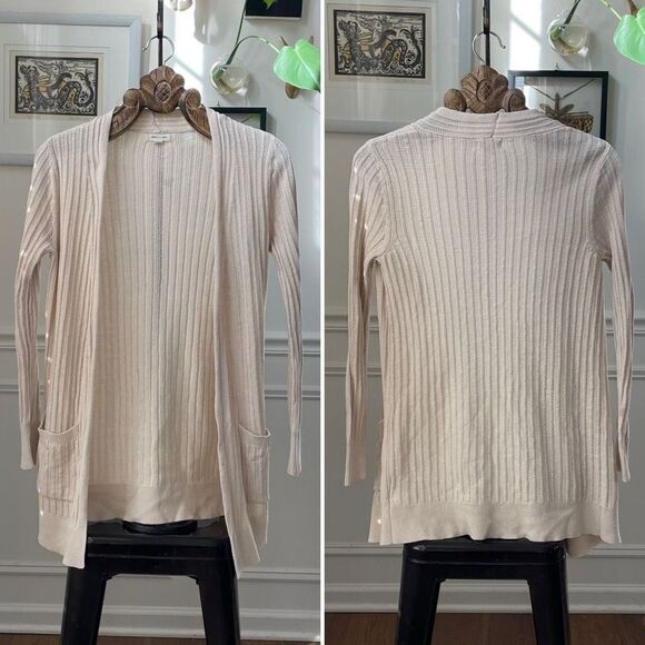 Urban Outfitters Silence + Noise Cream Cotton Cardigan Sweater XS - Picture 1 of 7